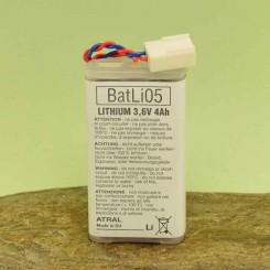 Batteria 3.6V 5.4Ah Li-SOCl2 Per Daitem BATLi05 D8904, Allarme Con Cacciavite Incluso