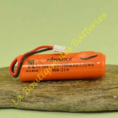 Batterie Lithium secondaire 908-21X 2Ah d'origine daitem