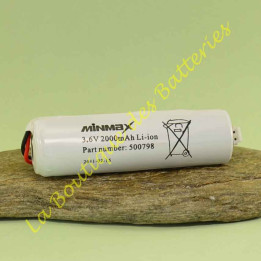 bloc batterie 2Ah, bloc batterie lithium de secours additionnelle