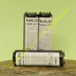 Pila daitem, 3 pile al Litio batli28 3,6v 2Ah per sostituzione di batteria di sistemi di securezza daitem gamma unico