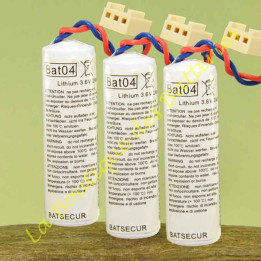 Batteries Batli04 3,6v 2Ah batsecur pour alarme Logisty Hager