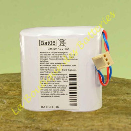 Batterie Batli06 7,2v 5Ah compatible Daitem Logisty Hager