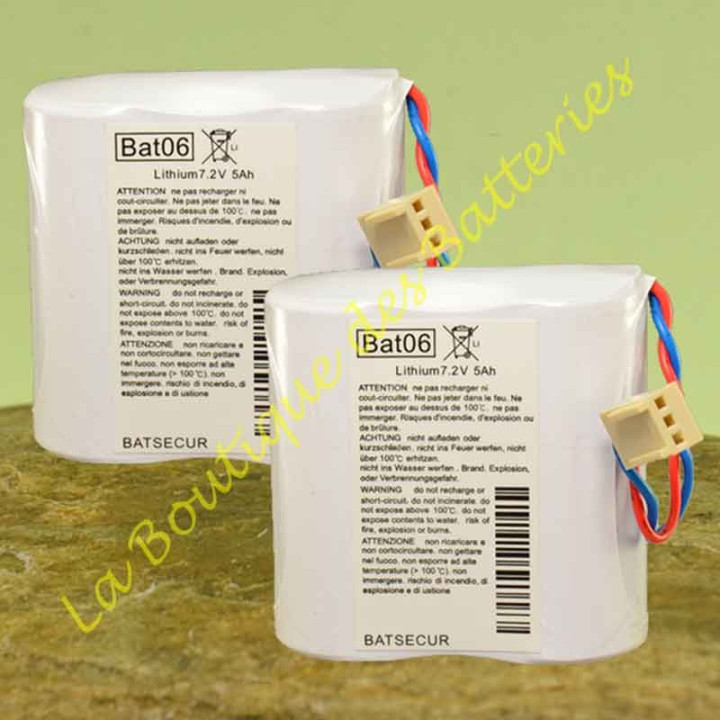 Batteries Batli06 7,2v 5Ah batsecur