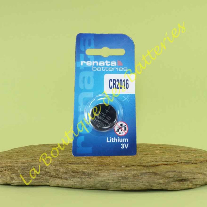 batterie lithium batli07 cr2016 pile bouton pour télécommande daitem