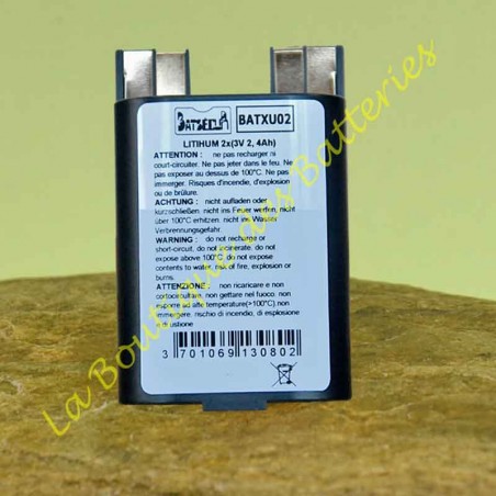 BATXU04 Alarmbatterie 4,5V 2,7Ah – Kompatibel Mit RXU04X Für DAITEM, Hager LOGISTY