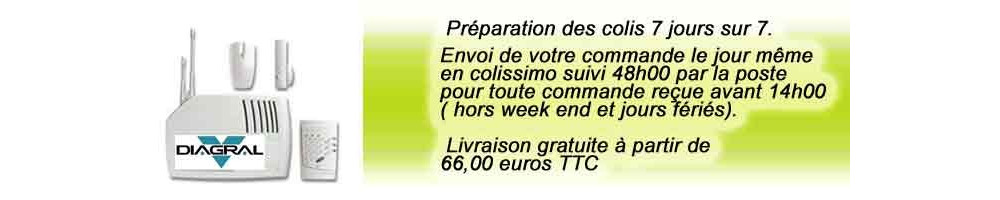 Piles pour alarme diagral